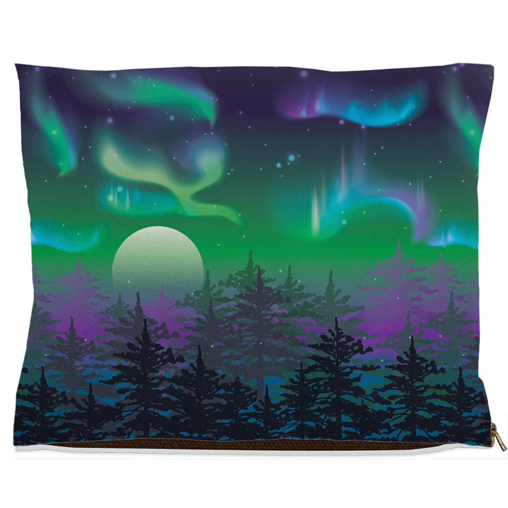Northern Lights Dog Bed-5